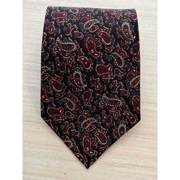 Enigma  Paisley Tie - Picture 1 of 7